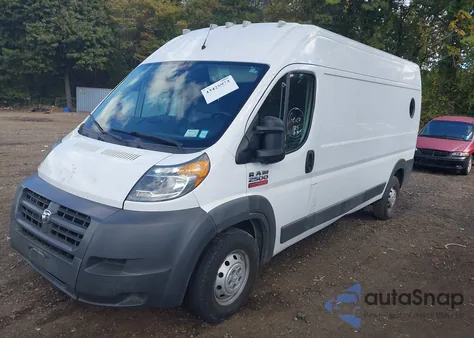 2017 Ram Promaster 2500 High Roof 159 Wb z USA, uszkodzony, nr VIN 3C6TRVDG5HE532863